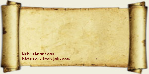 Mina Vojinović vizit kartica